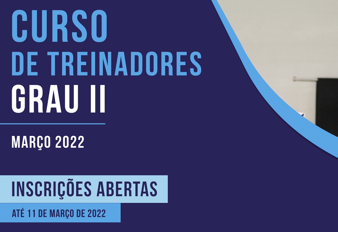 Cursos de Treinadores - Inscrições abertas